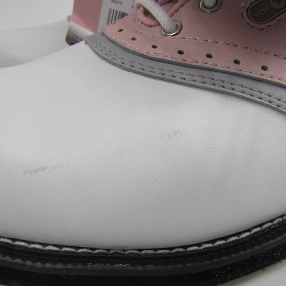 Top Flite Soft Spike Golf Shoes Women's Sz7.5 Pink & White - Picture 6 of 13